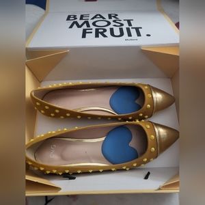 Cmg stud design flat shoes